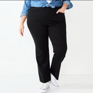 Croft & Barrow Men's Elegant Black Dress Pants